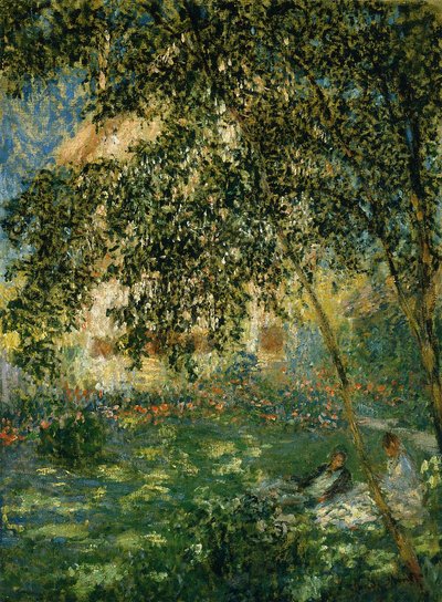 Ruhe im Garten, Argenteuil von Claude Monet